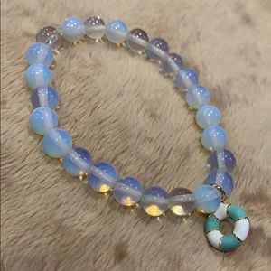 Iridescent Opalite Crystal Heal Nautical Bracelet